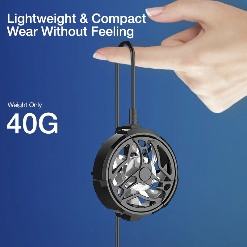 Kipas Pendingin Ponsel Pintar Mini Kipas Pendingin Gamepad Seluler Game Turbo Ponsel Radiator Pendingin Dingin Tipe C untuk IPhone Android