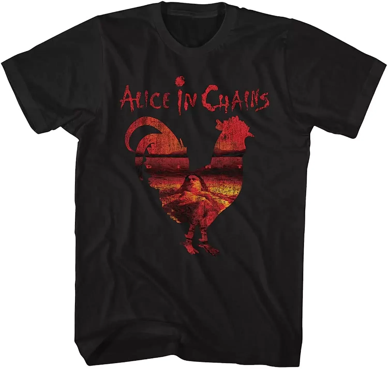 Alice in Chains Rock Band Album Graphic T-shirt Men's Women Gothic Punk Pop Music Streetwear Male Fashion  Neck Y2k T Shirts