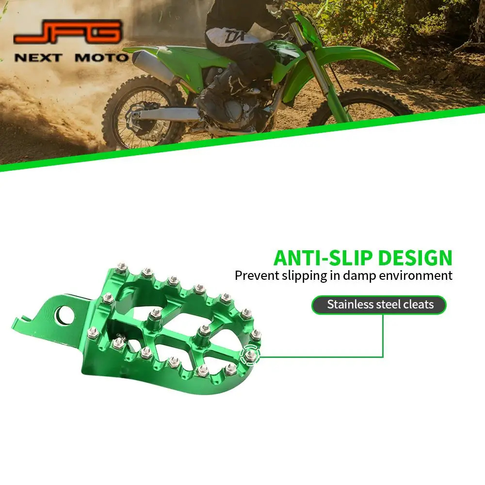 Foot Rests Footrest footpegs Pegs Pedals For Honda CR125 250 CRF150R 250R 250X CRF300L/RALLY KX250 450 KX250F 450F KX250X 450X