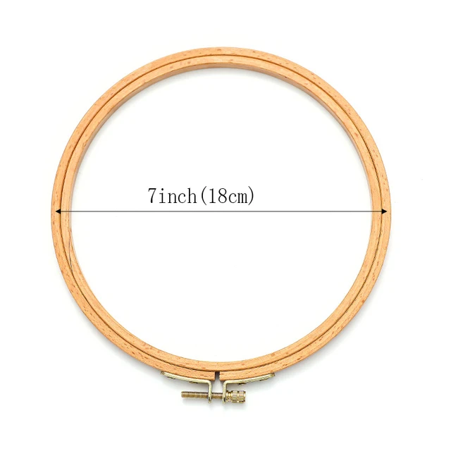 10 stks/partij Dia 3-12 inch Ronde Borduurhoepels Houten Beuken Kruissteek frame Hoops Craft Borduren Gereedschap
