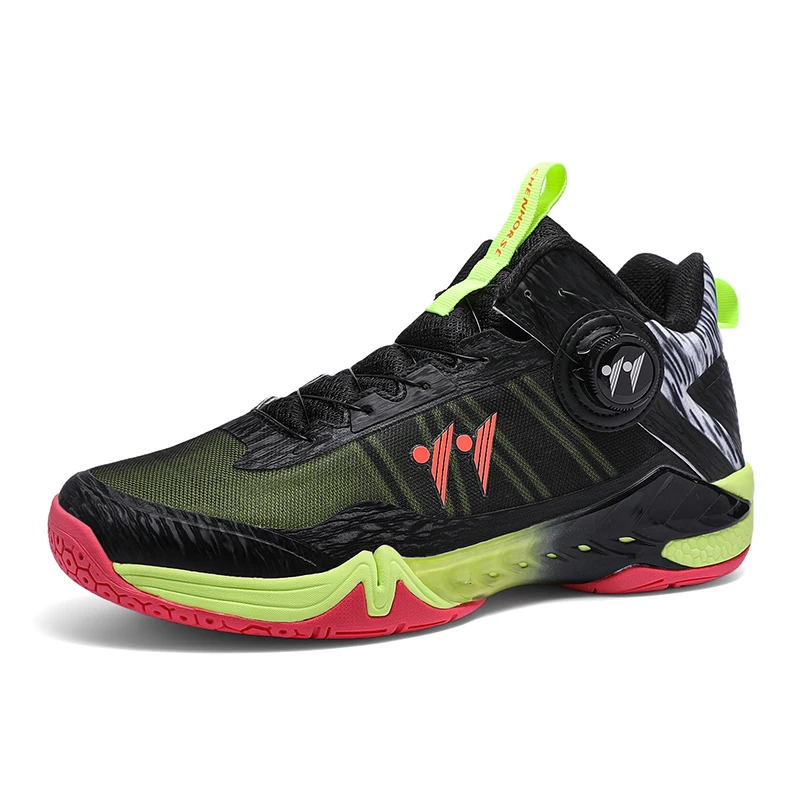 2026 New Badminton Shoes Professional Knob Telescopic Shoelaces Rubber Non-Slip Table Tennis Sneakers for Men and Women