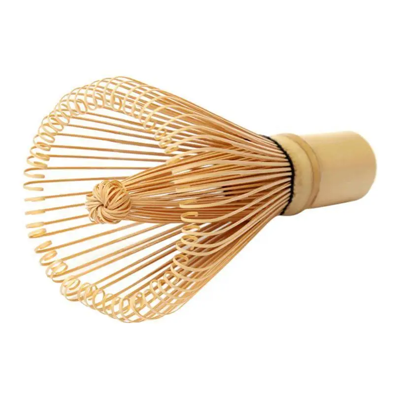 Japanese Ceremonial Handmade Natural Green Organic Matcha Bamboo Chasen Whisk  Powder Bamboo Brush Spoon Matcha Stirrer Set