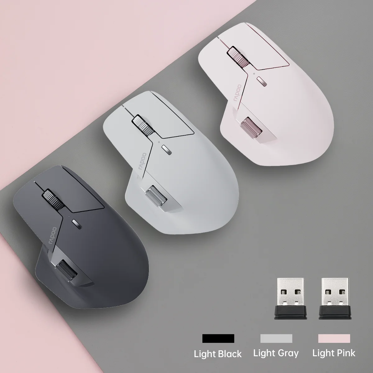 Rapoo MT760/MT760L/MT760Mini/MT760M 充電式マルチモード Bluetooth