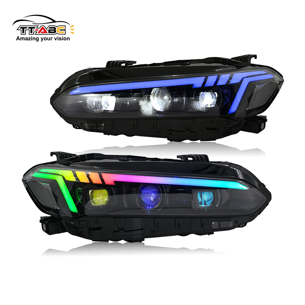 

TT-ABC Factory Wholesale RGB Headlight for 2022-2024 Honda Civic 11th Gen Headlight Assembly