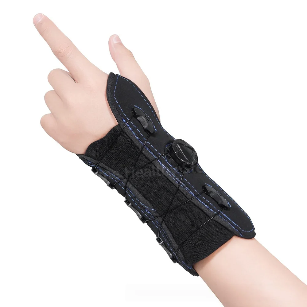 

Carpal Tunnel Wrist Brace Adjustable Knob Wrist Support Splint Hand Brace for Pain Relief,Sprains,Tendinitis and Arthritis