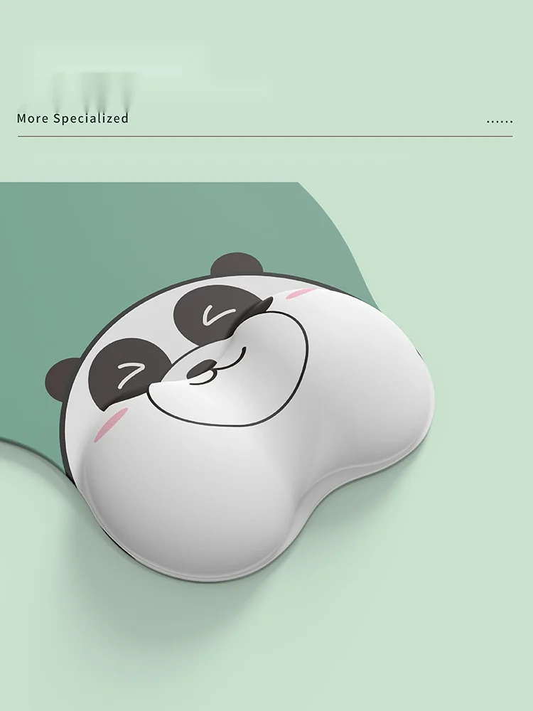 Niedliches Panda-Handgelenkauflage-Mauspad, ergonomische Schreibtischunterlage für Büro und Gaming, 5 verschiedene Konfigurationsoptionen – Detail 5