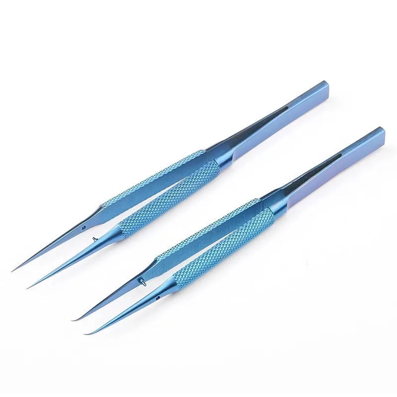 Micro-fine wire tweezers medical stainless steel ophthalmic instruments surgical tools titanium alloy 0.15 mm pointed forceps