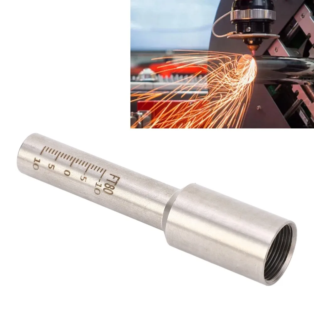 Laser Welded Laser Welding Scale Tube M16 Thread 80mm Length Metal Scale Tube FT80 Precision Graduated Tube Measuring Tool