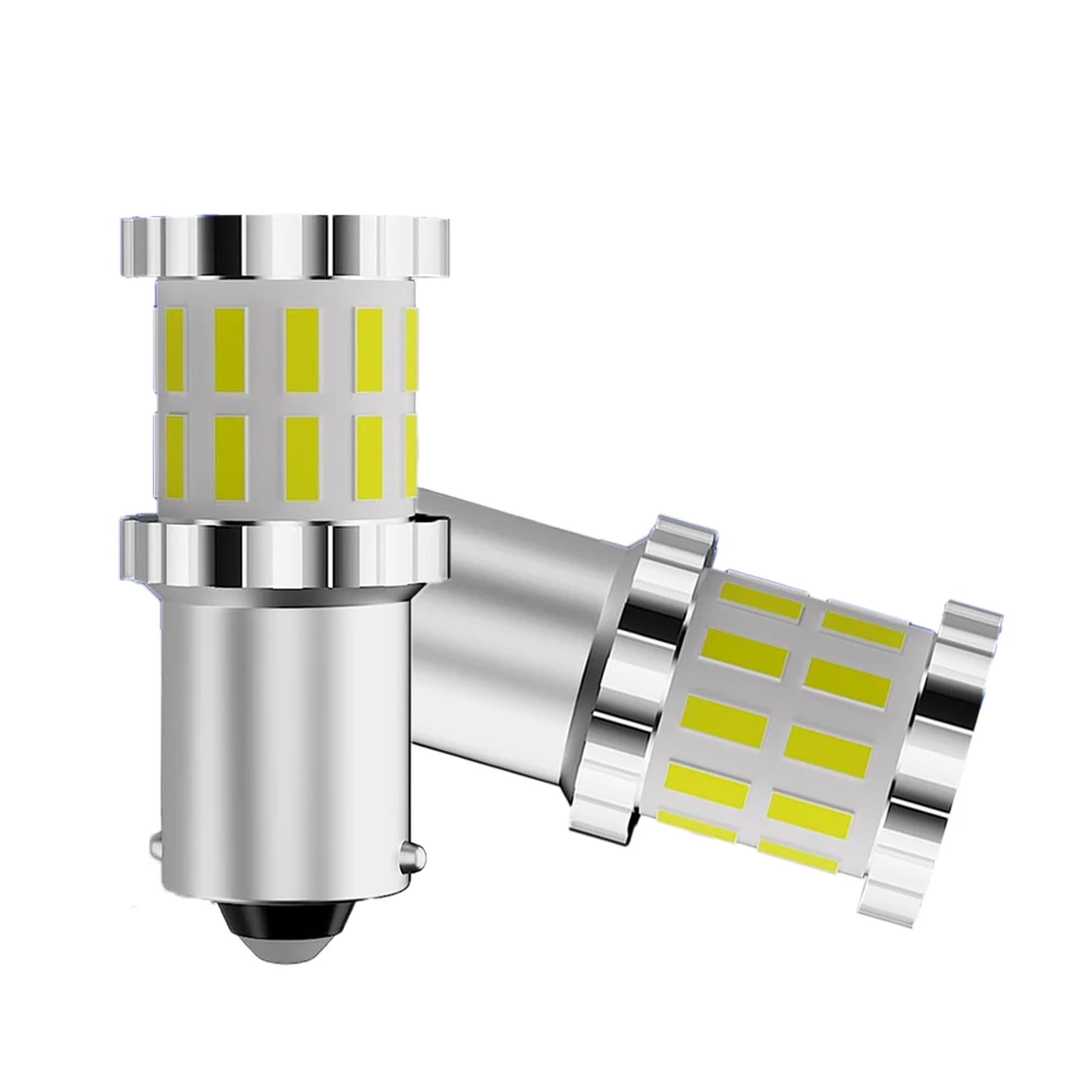 

2PCS BA9S W5W led Canbus Bulb T4W Car Reverse Lights Auto Parking License Plate Interior Map Dome Lamps Super Bright 30 SMD