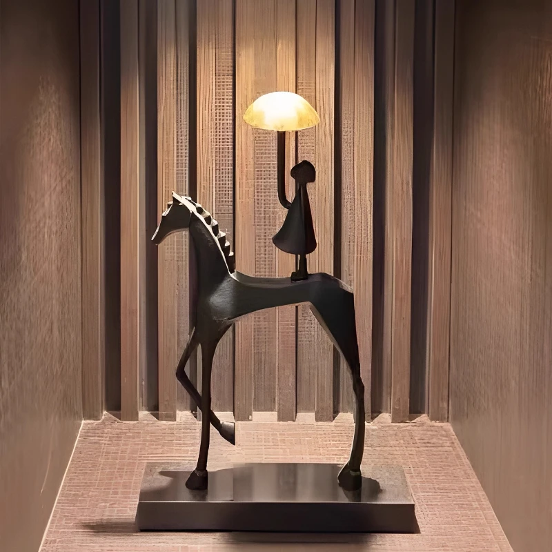 

Home Decoration High-end Sculpture Horse Wine Cabinet Desktop Decoration Living Room TV Cabinet Decoration High-end Ornament