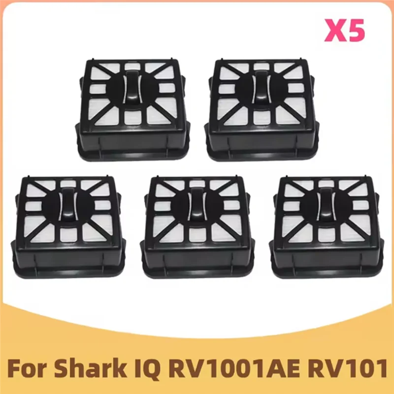 BAAN-5 шт. вакуумный HEPA-фильтр для Shark IQ RV1001AE RV101, запасные части, эффективные аксессуары для бытовой чистки