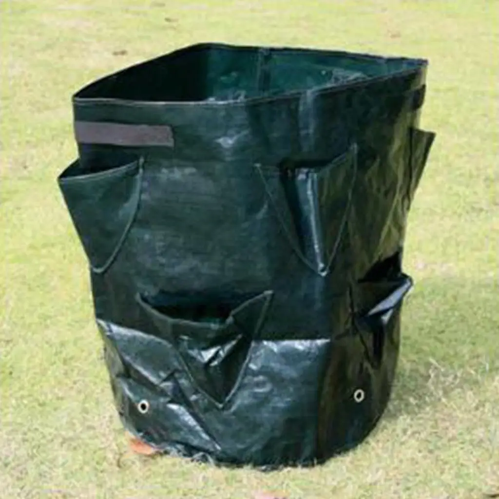 

1X Reusable BAG, Flower, , Strawberry Planter Bag Pot 35x45cm