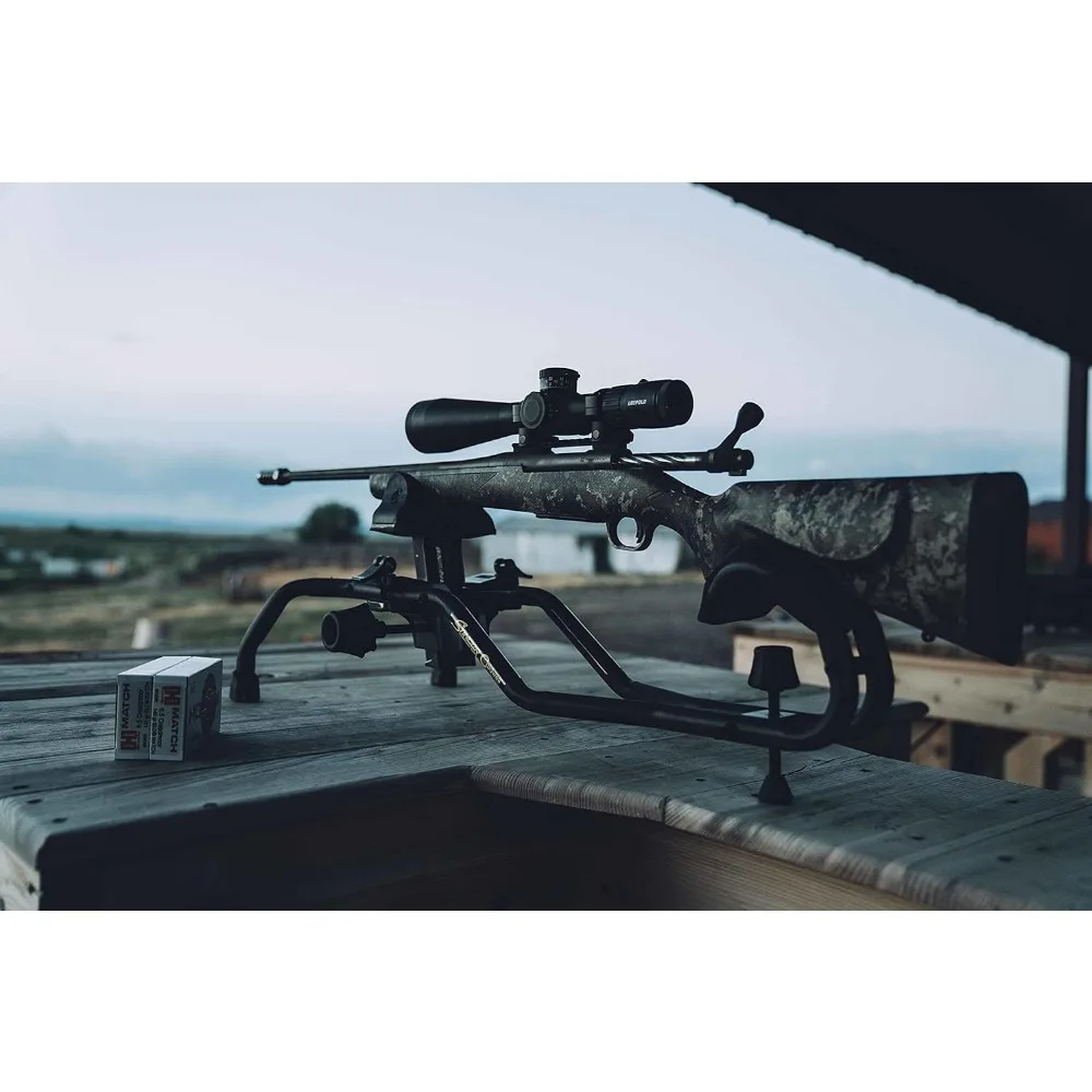 Stinger Adjustable Ambidextrous Rifle Shooting Rest with Lightweight Design for Rifle Shooting, Stability, Sight in