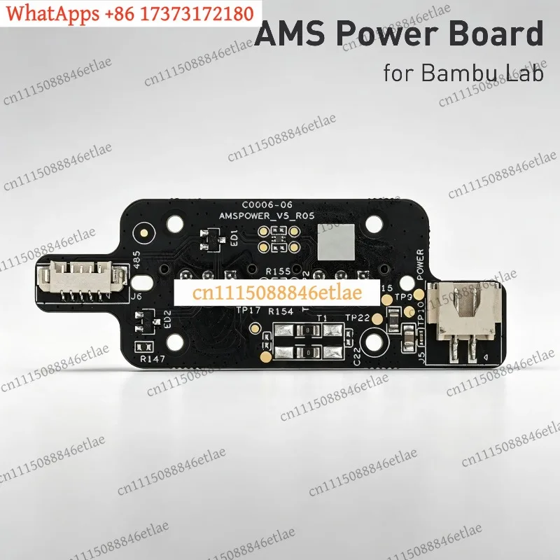 k3 AMS Power Board for 3D Printer, Automatic Material System PCB Replacement Part Compatible for Bambu Lab Series