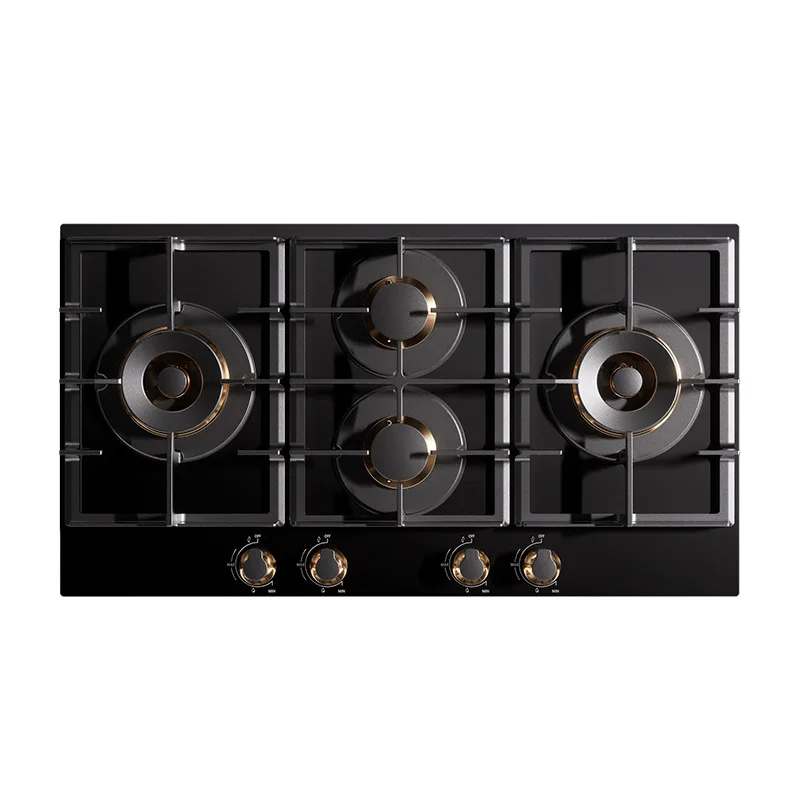 مواقد ممتازة بأربعة شعلات وخمسة شعلات، غاز البترول المسال ومواقد الغاز الطبيعي، مواقد غاز مدمجة