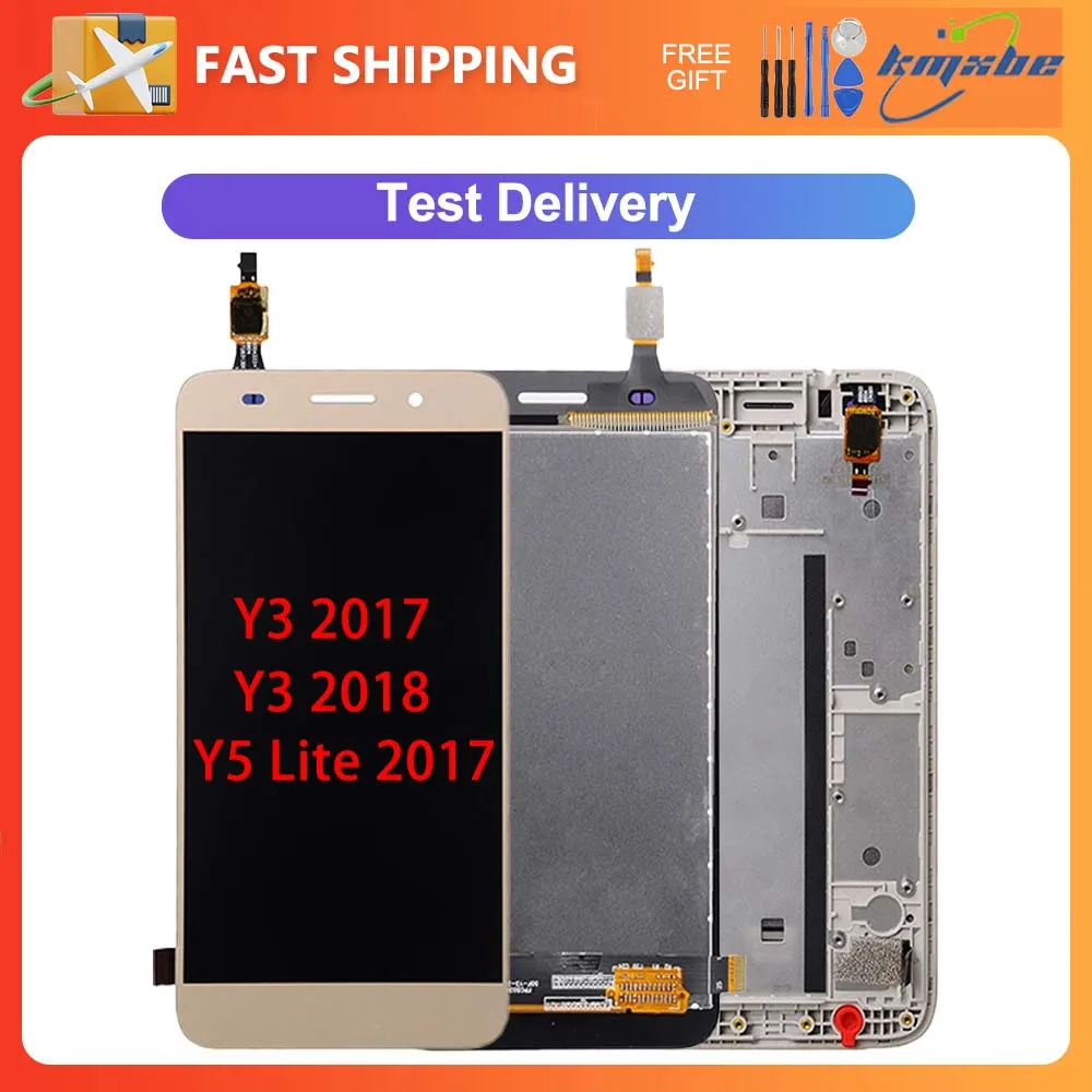 

5.0" LCD For Huawei Y3 2017 / Y3 2018 CRO-L22 CRO-L02 CRO-L03 CRO-L23 CRO-U00 Y5 Lite 2017 Display Touch Screen Digitizer