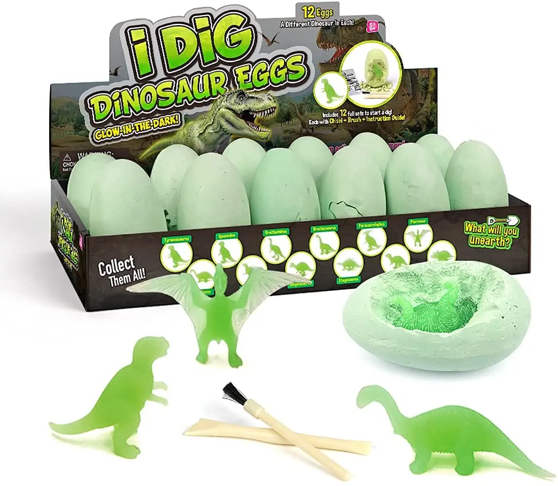 

Dinosaur Egg D7242 Archaeological Excavation Luminous Dinosaur Egg Simulation Model Children's Educational Toys