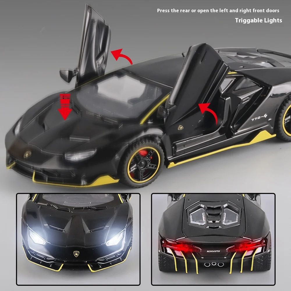 합금 슈퍼카 다이캐스트 모델 자동차 대시보드 레이싱 모델 레이싱 장식 대시보드 인테리어 장식품