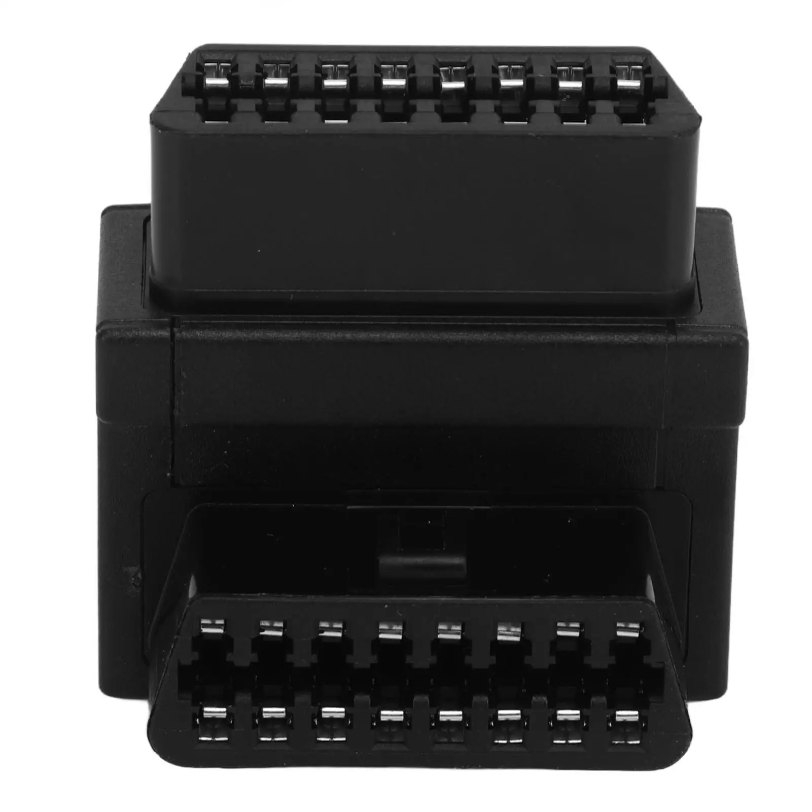 Compact OBD Splitter Connector - 16 Pin Male to 2 Female Adapter for diagnostic Tools - Portable Extender