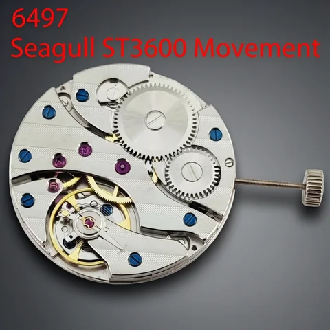 ST3600 Mechanical Movement High Accuracy  17 Jewels Replace ETA 6497 Movement for men's watch wrist watch men