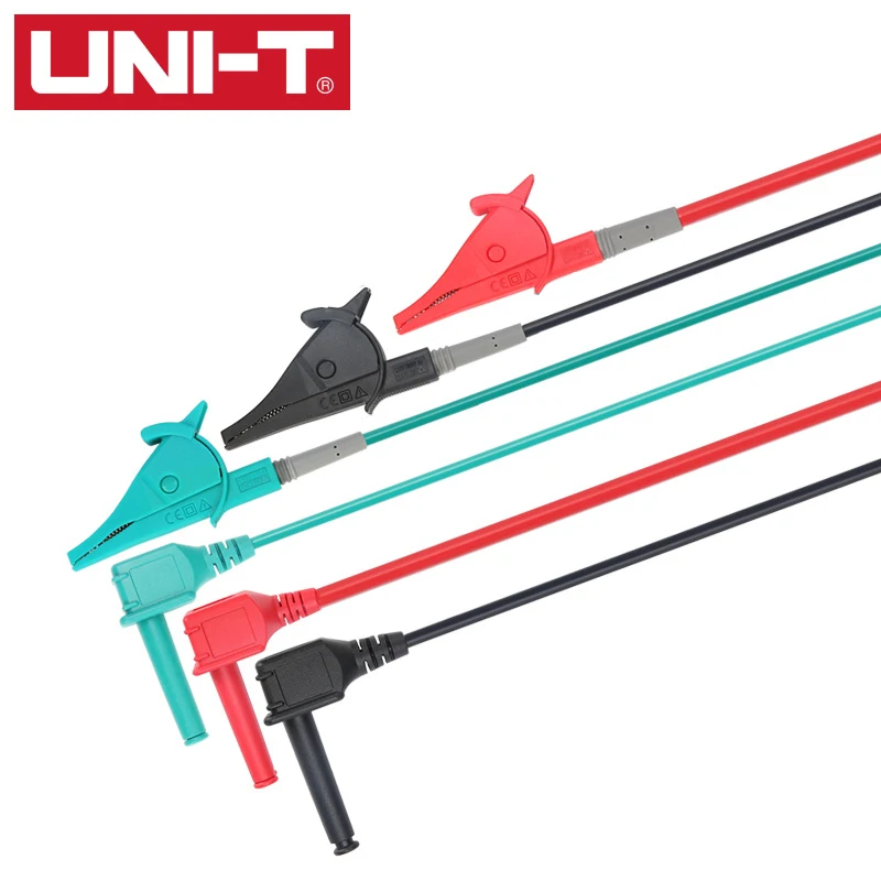 UNI-T UT-L34 Alligator Clip Test Leads 1000V Applies To UT513 UT513A