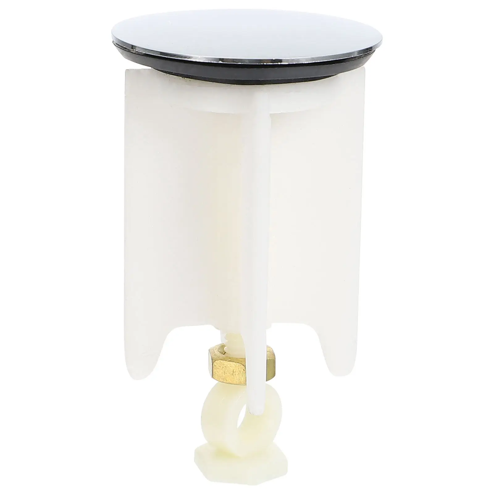 

1Pcs European Style 4Cm Basin Plug Pop-Up Sink Drain Stopper Smooth Rust-Preventive Surface Easy Install No Tools Kitchen