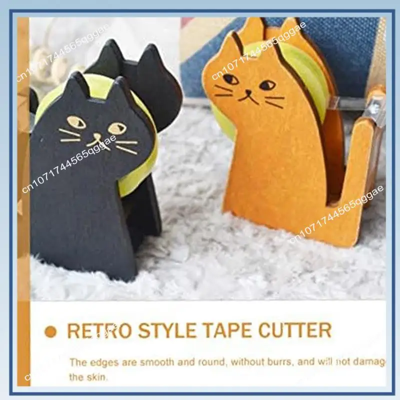 A67I 2Pcs Cats Tape Holder Packing Tape Roller Tape Packaging Tape Dispenser False Eyelash Tape Dispenser Fun Tape Dispenser Dur