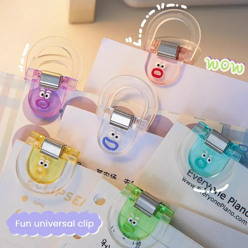 Morsetti per documenti sicuri Clip per file da ufficio trasparenti con forte forza di bloccaggio Set di 12 morsetti per documenti piccoli per l'organizzazione