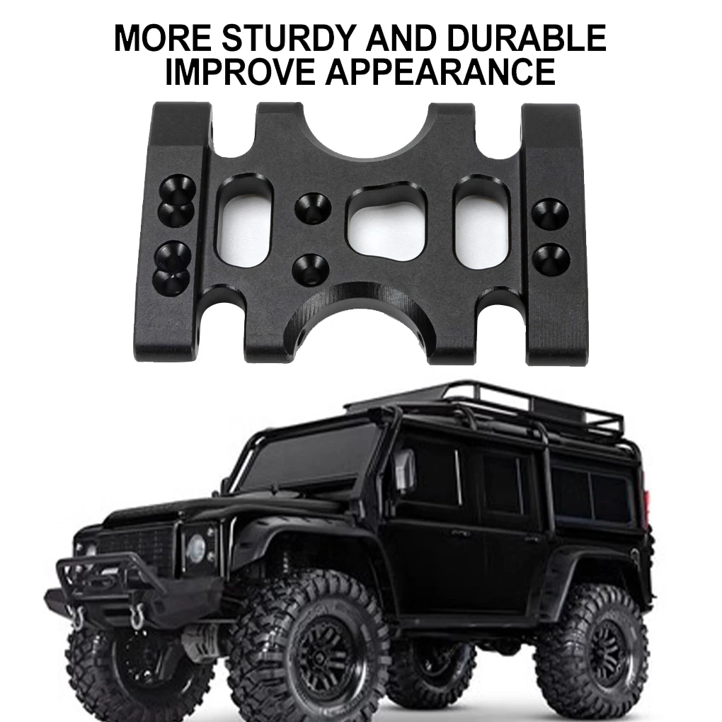 RCGOFOLLOW 1x Aluminum Alloy Wear-resistant Front Bumper For 1/10 Rc Front Bumper Trx4 RC Car Part RC Car Accessories