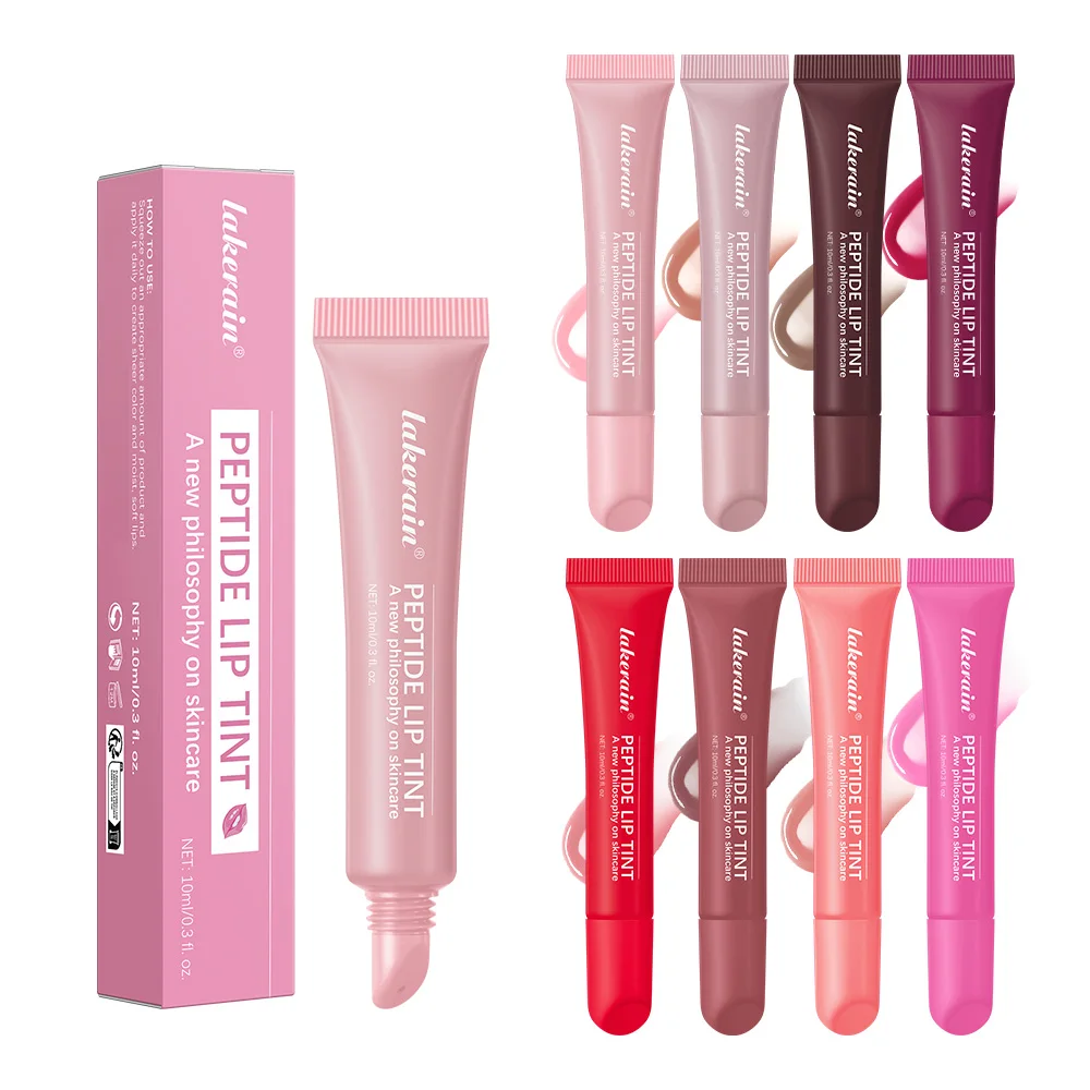 Funda hidratante para teléfono, brillo de labios, soporte para lápiz labial de 8 colores, funda de silicona para teléfono, brillo de labios, cosméticos transparentes de gelatina