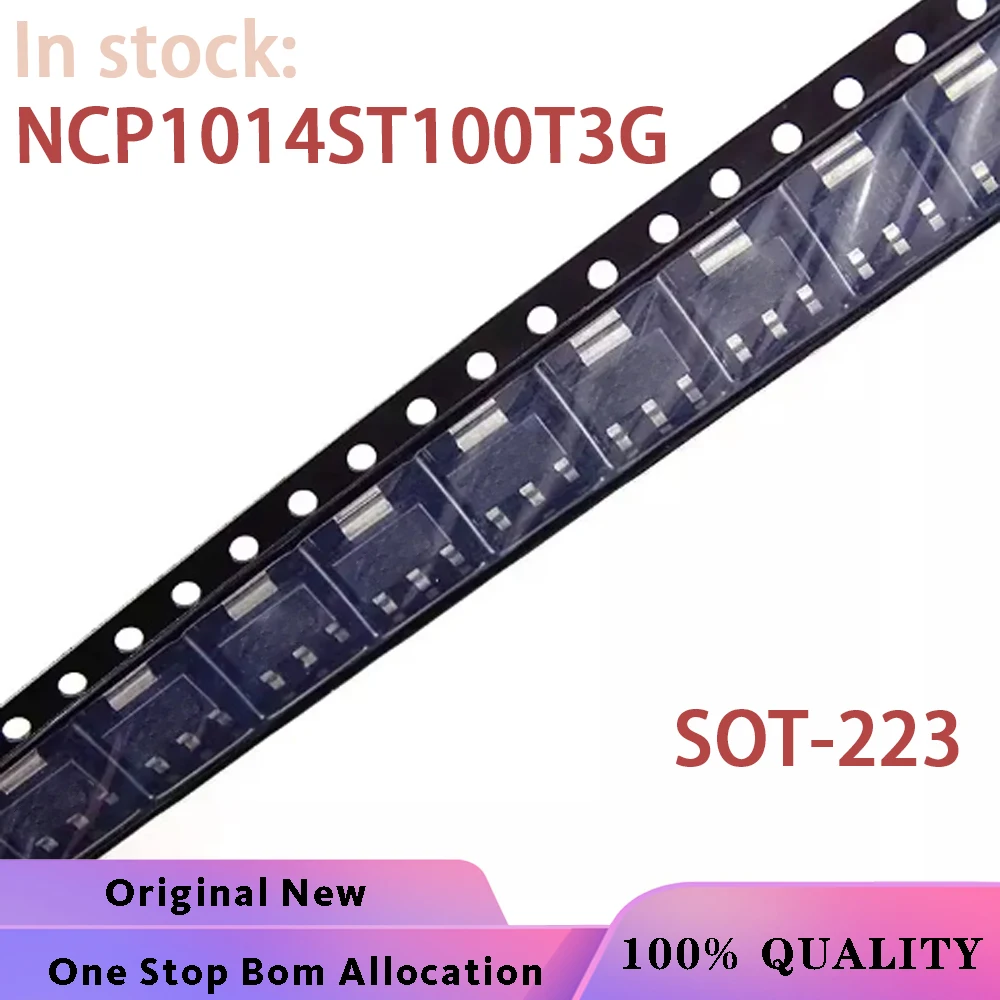 

(10PCS)100% New NCP1014ST100T3G 1014B SOT-223 ic bga Chipset