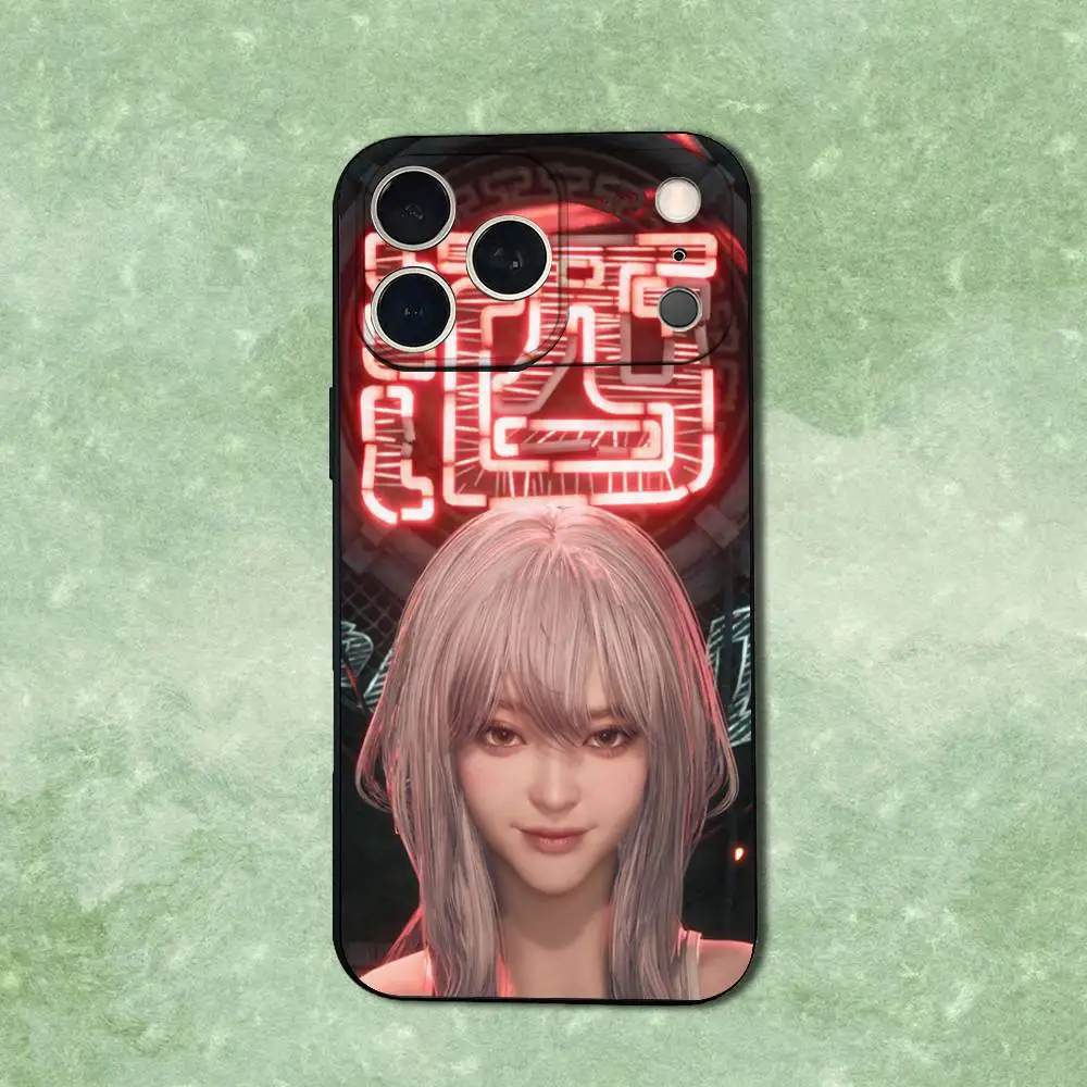 Funda de teléfono Cute Art S-Stellar B-Blades para iPhone 14,13,17,12,11,16,15,Plus,Pro Max,XS,X,XR,SE,Mini,funda negra de silicona suave