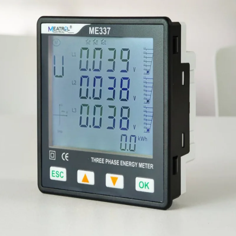 Diy Electronics Store - Modbus RTU ME337 Rogowski RS485 96x96mm