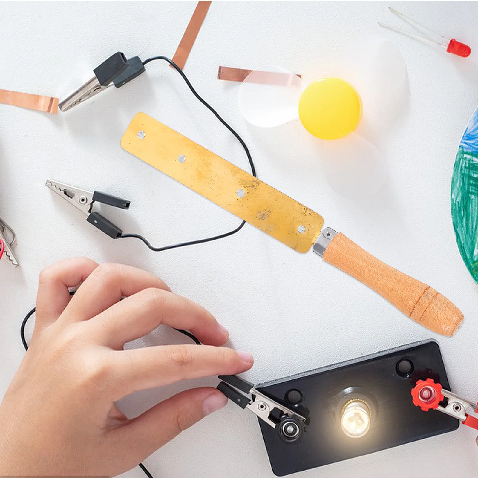 

Bimetallic Instruments Copper Reinforcing Strip Experiment Equipment Thermal Expansivity