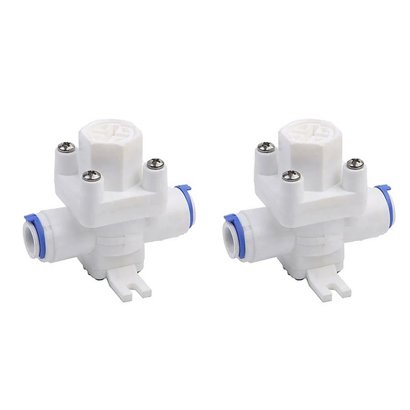 

2X Water Pressure Valve 3/8Inch Reducing Valve Water Pressure Relief Regulator For RO System Water Regulator Controls