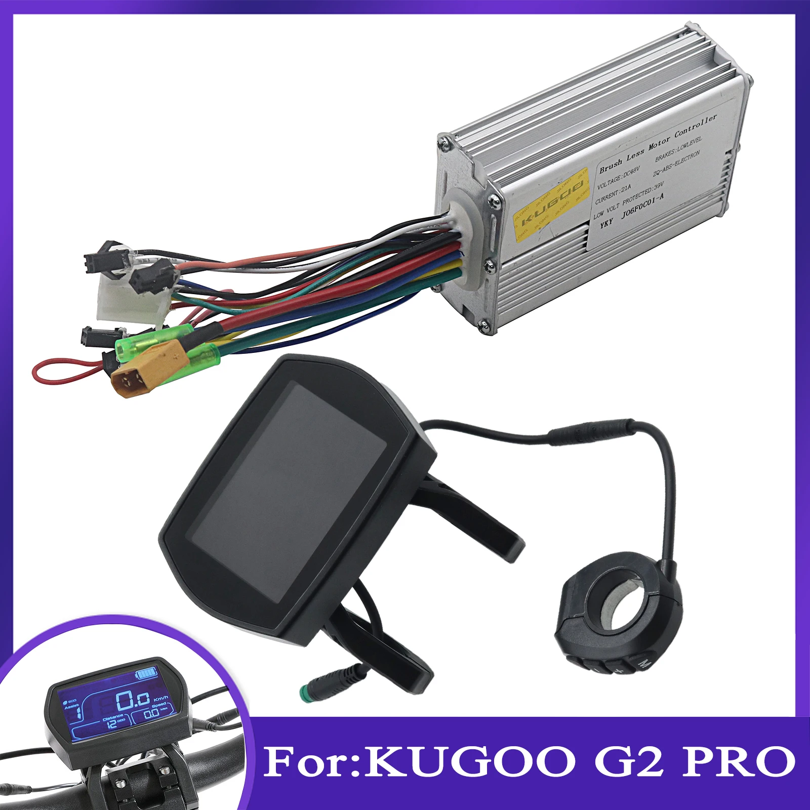 Electric Scooter 48V Controller Power Speed Gear Display Instrument For Kugoo G2/G2PRO Scooter Repair Parts