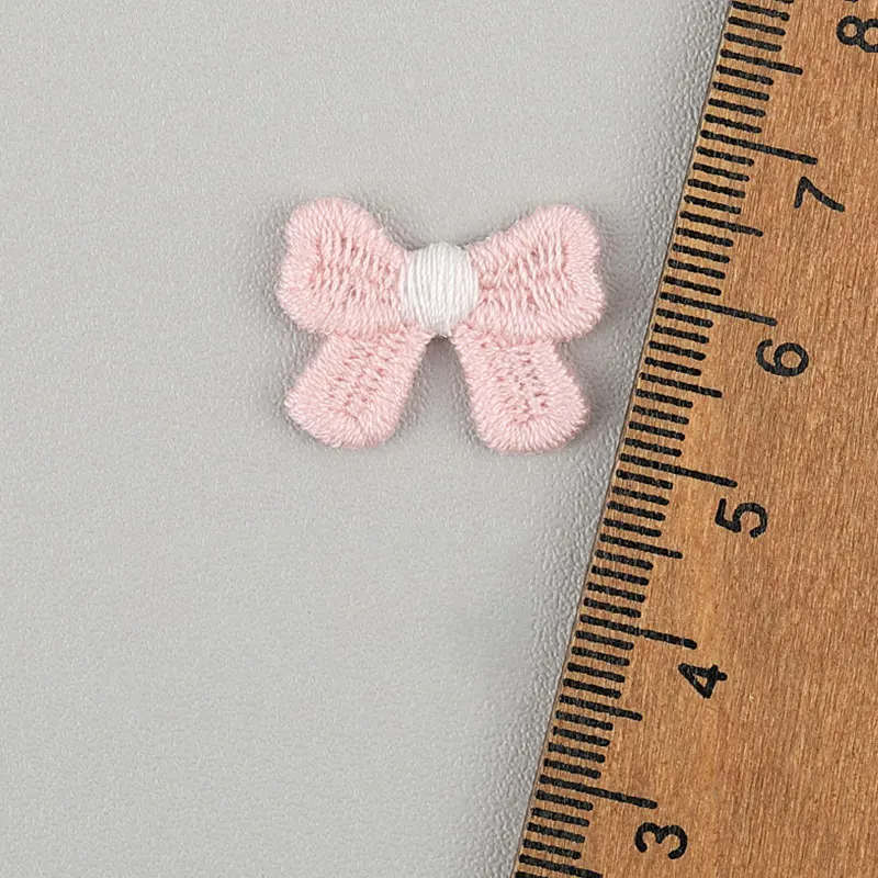 40 Stück Schleifen-Spitzen-Stickerei-Patchwork-Stoff, Blumen-Haarnadel, Schuh, Hut, Blumenmuster, Hosen, Socken, dekoratives Zubehör, Material – Detail 7