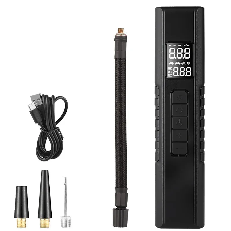 

A36T-Portable High-Power Digital Display Car Tire Inflator - Multi-Function Air Pump With USB Charging