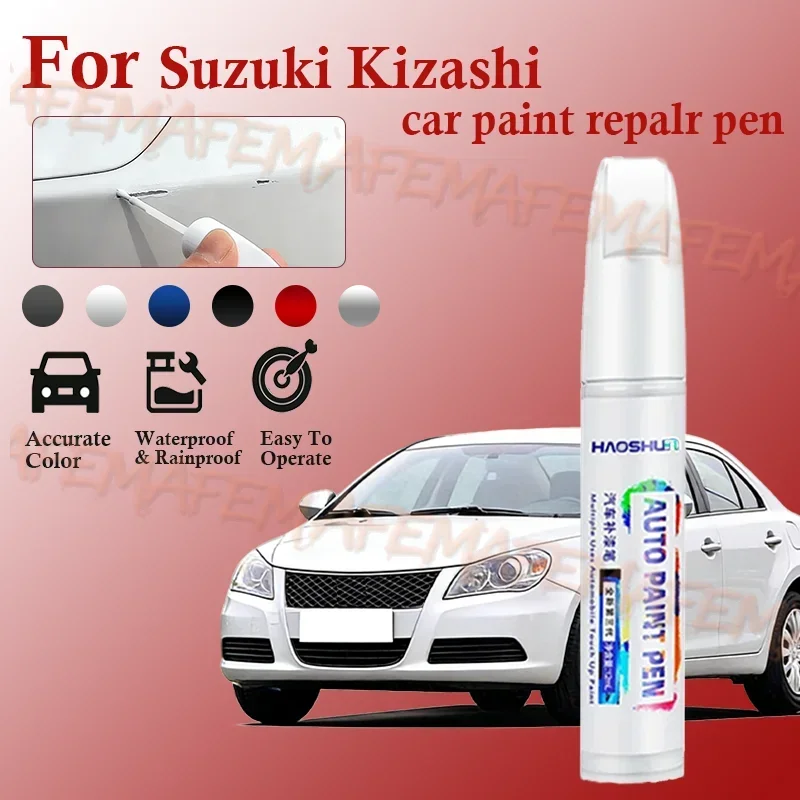 For  Suzuki  Kizashi 1988-2025 TA TD FT HT JT AA Paint Repair Pen Touch Up Scratch Remover DIY Auto Accessories Black White