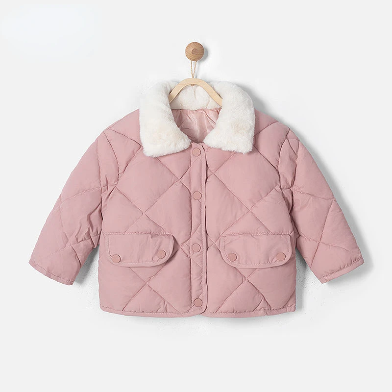 

2022 Children's Clothing Down Jacket Winter Clothing Girls' Cotton-padded Jacket Korean Style Cotton-padded Jacket Warm Top