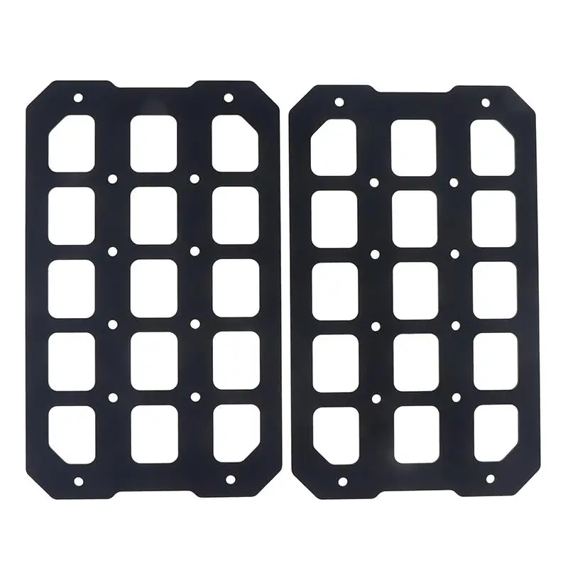 @*Aluminum Alloy Waterproof Molle Panel for Motorcycle Trunk, Universal Tactical Side Box Modular Storage Organizer view 6