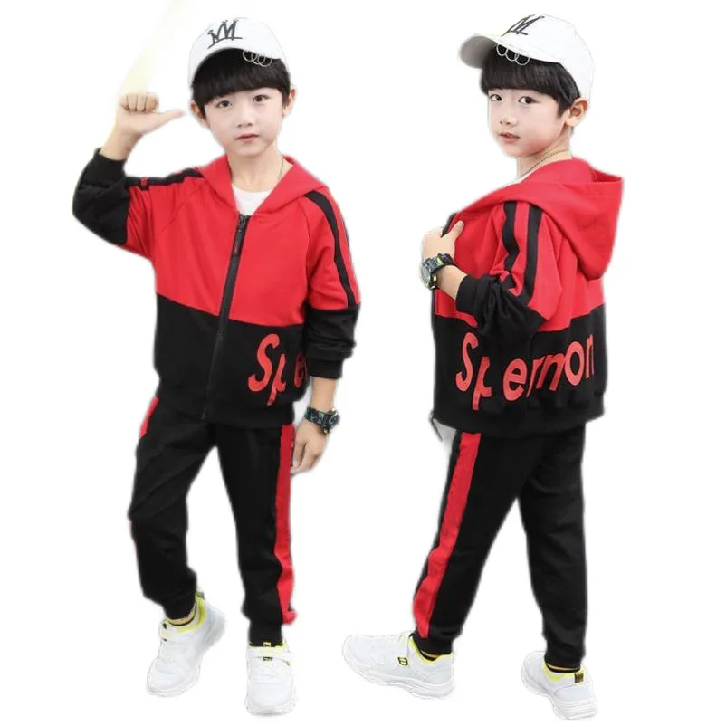 مجموعة ملابس الخريف للأولاد، طقم ملابس كاجوال وسراويل للأولاد على الطراز الكوري موديل 2025 مكون من قطعتين #5