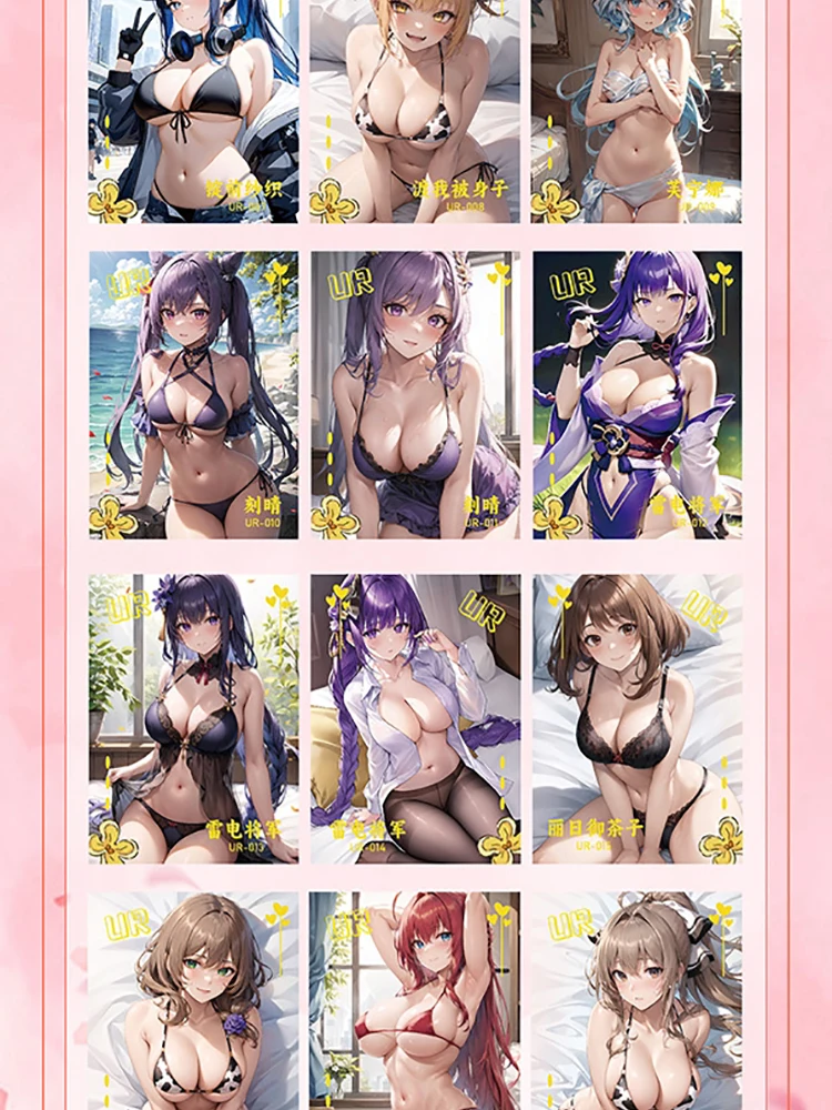 Newest Girls Feast Goddess Card CYUN SHANG YUE YING Genshin Hobby Doujin Waifu Collectible Card Kafka Hutao Booster Box