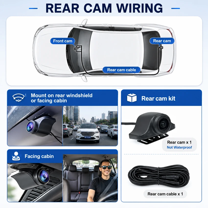 4K Wifi 2160P Plug and Play DVR Dash Cam Camera Video Recorder For Jetour X70 X70 Plus X90 2019-2021 2022 2023 2024 2025 2026