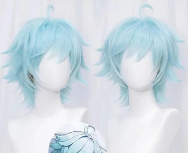 Die eisblauen Umgedrehte der Serie „Yokai And Strange Tales“ von Chongyun, eine Perücke von COS von Xuerong.