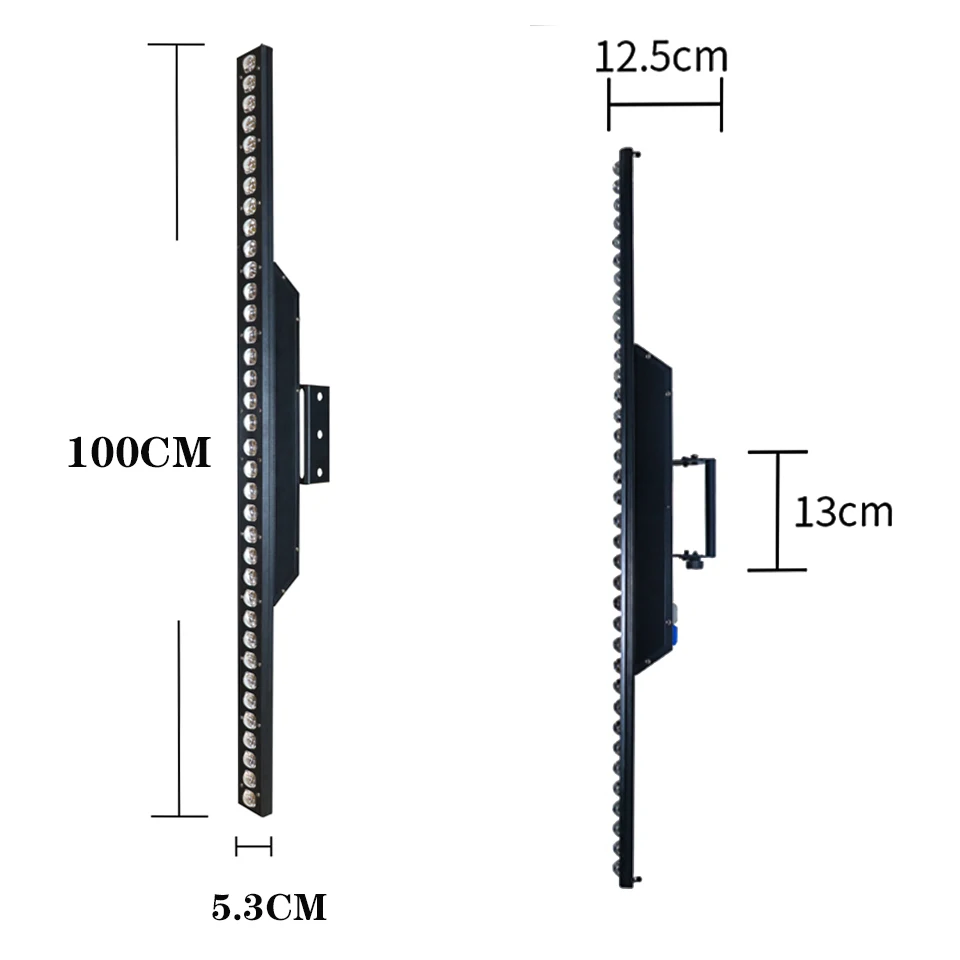 Imagem -06 - Led Wall Washer Light Rgb3 em Beam Bar 36 Segmentos Controlador de Ponto Único Ktv Disco Party Wash Light Iluminação de Palco Pcs 120w