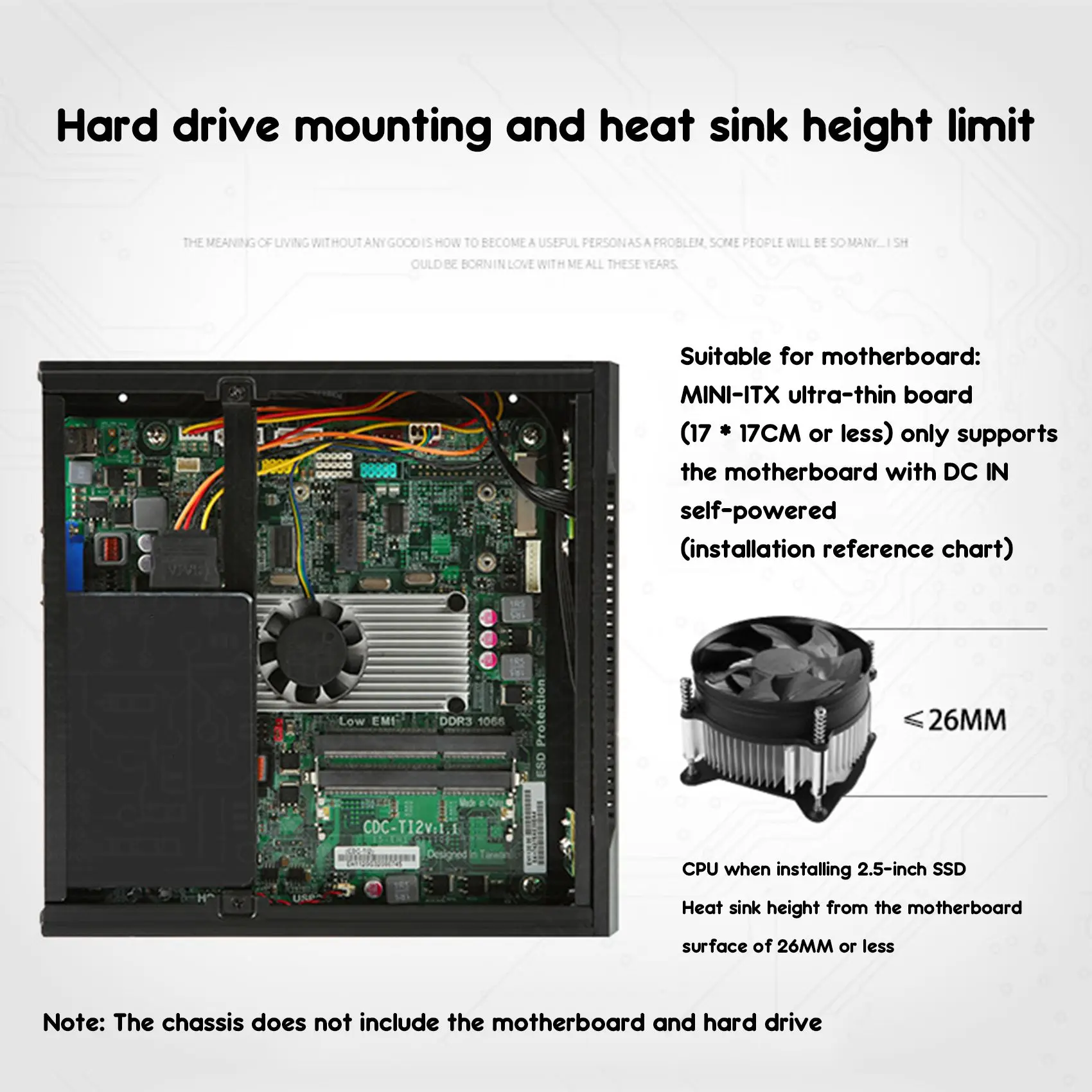 ABZL TX06 Desktop Mini ITX Case Mini Game Computer Chassis HTPC Chassis For MINI-ITX Ultra-Thin Motherboard view 4