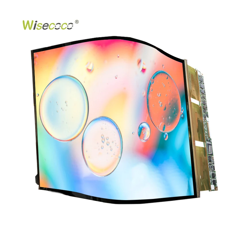 Custom 5.1 5.5 6 7.8 8 13.3 Inch Paper Thin Flexible OLED HD Screen IPS High Resolution Flexible AMOLED Panel Display Module