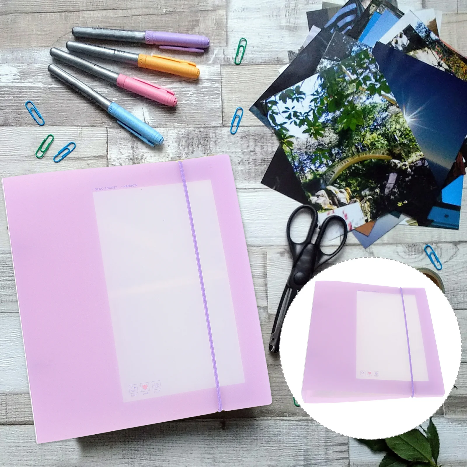 

Postcard Collection Album Photo Card Storage Small Picture Book Creative Family Photo Album Trading Card Binder Photocard Holder