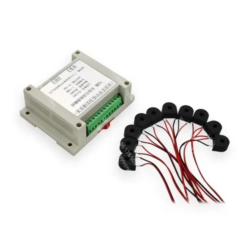 module-d'acquisition-rs485-plage-complete-detection-en-temps-reel-de-10-canaux-transmetteur-de-courant-alternatif-multicanal